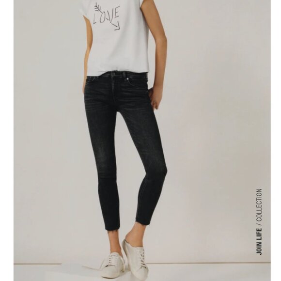 ZARA Premium Denim 'The Skinny' Jean in Uptown Black, 2 NWT - Picture 1 of 7